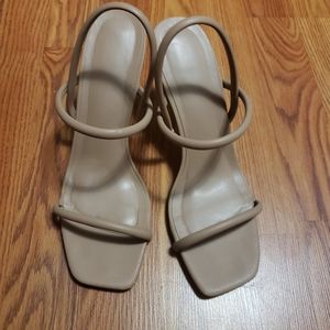Nude/Beige Strappy Sandal